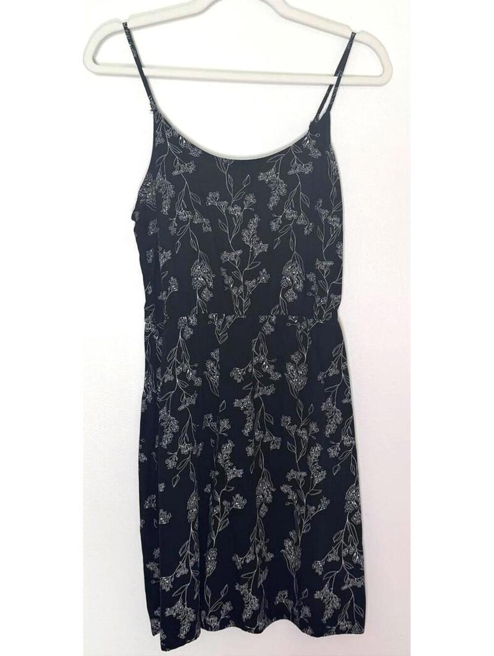 Old Navy - Floral Print Cami Dress - Black - Size S - Picture 3 of 6